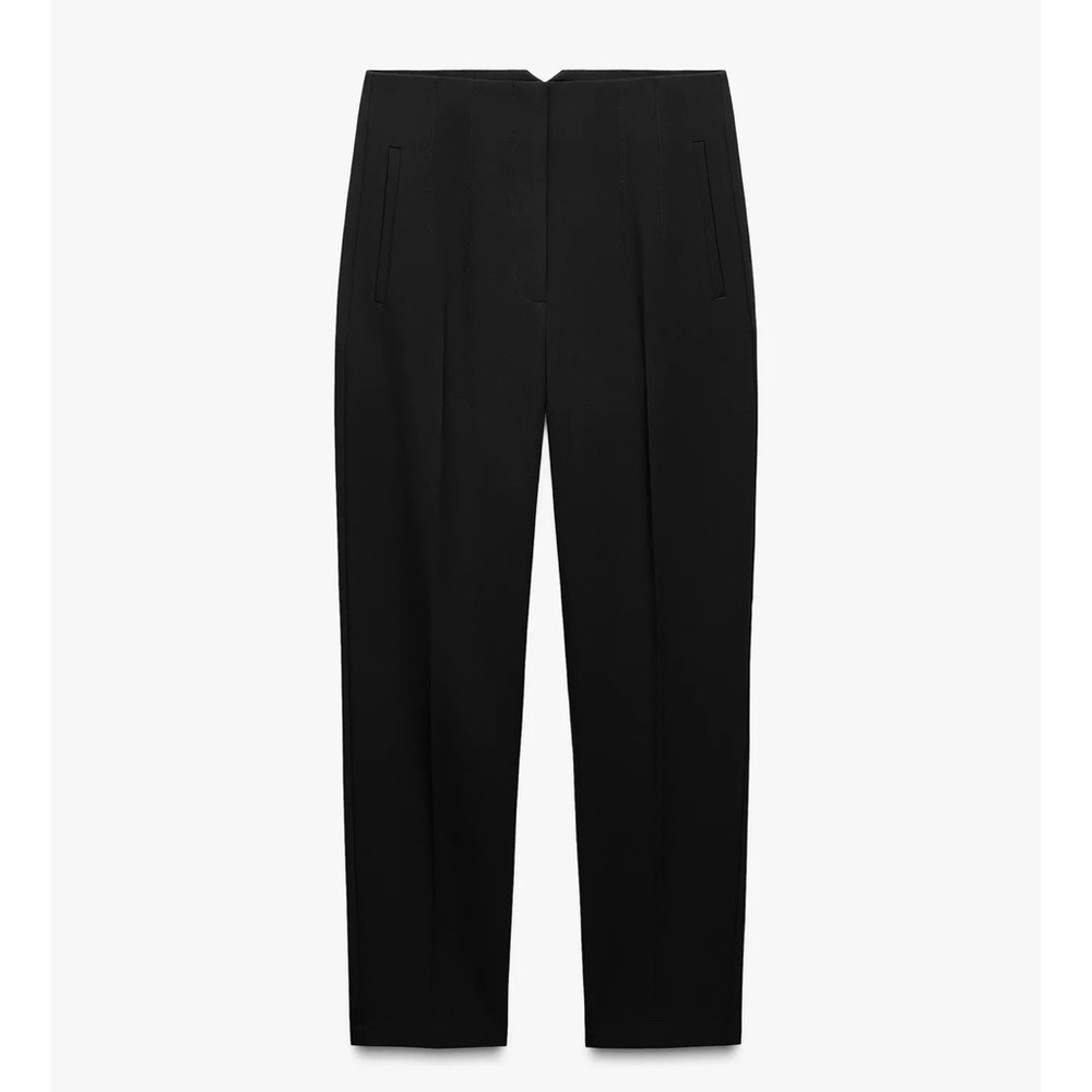 Zara Black High Waisted Tailored Pants